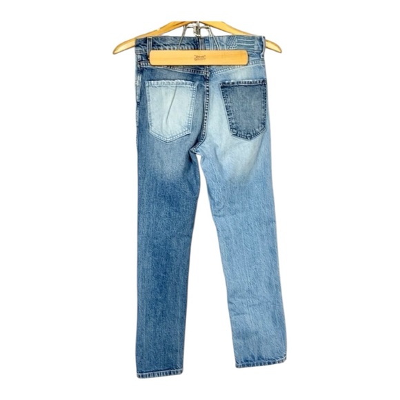Revice Two Tone Distressed Cropped Jeans Size 25 - Picture 4 of 7